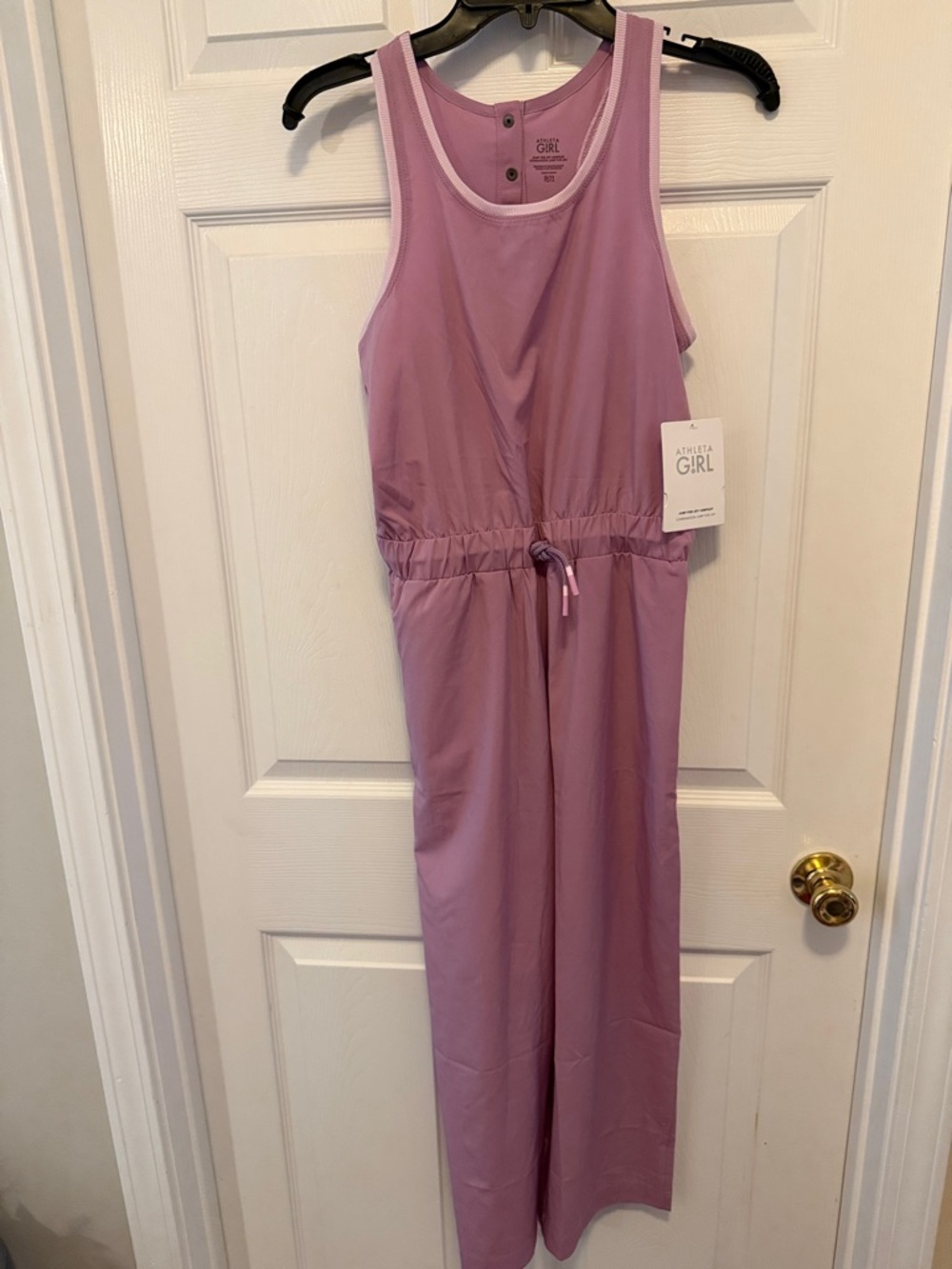 Athleta Girls Lavender Pull-On One-Piece Jumpsuit